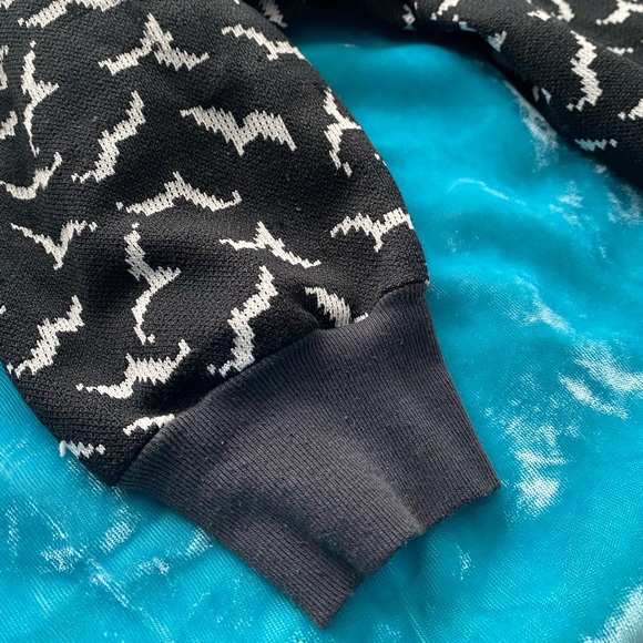 80s seagull black & white sweatshirt - Picture 4 of 6